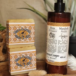 Pack Famille - 2 Savons miel avoine + Crème corps Syriana