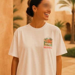 T-SHIRT MIXTE imprimé "MAROC" - Evasion & style