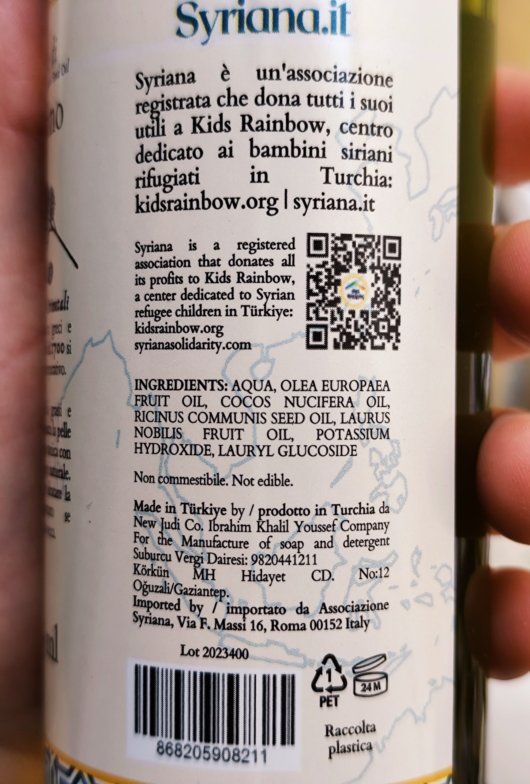 Savon liquide d'Alep - Format Familial 400ml – Image 4