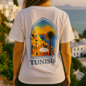 T-shirt TUNISIE - Évasion et Douceur