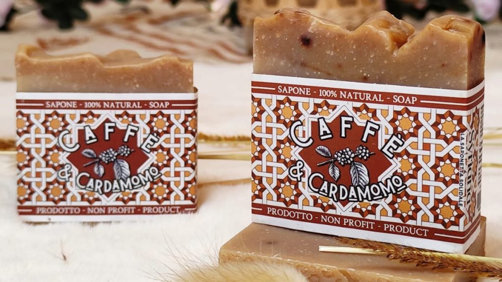 Savon artisanal café cardamome