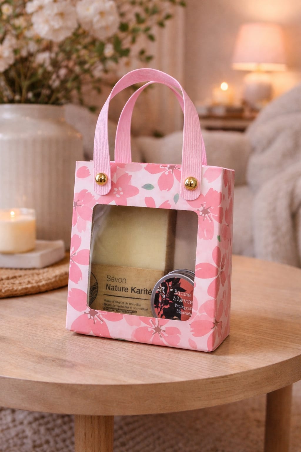 petitsaccadeaufleurileslionnesshop Petit Sac Cadeau Fleuri Les Lionnes Shop