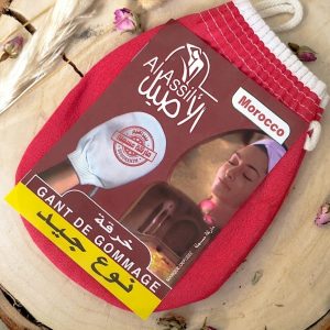 ​gant de gommage al assil : le secret d'une peau de soie en direct du maroc