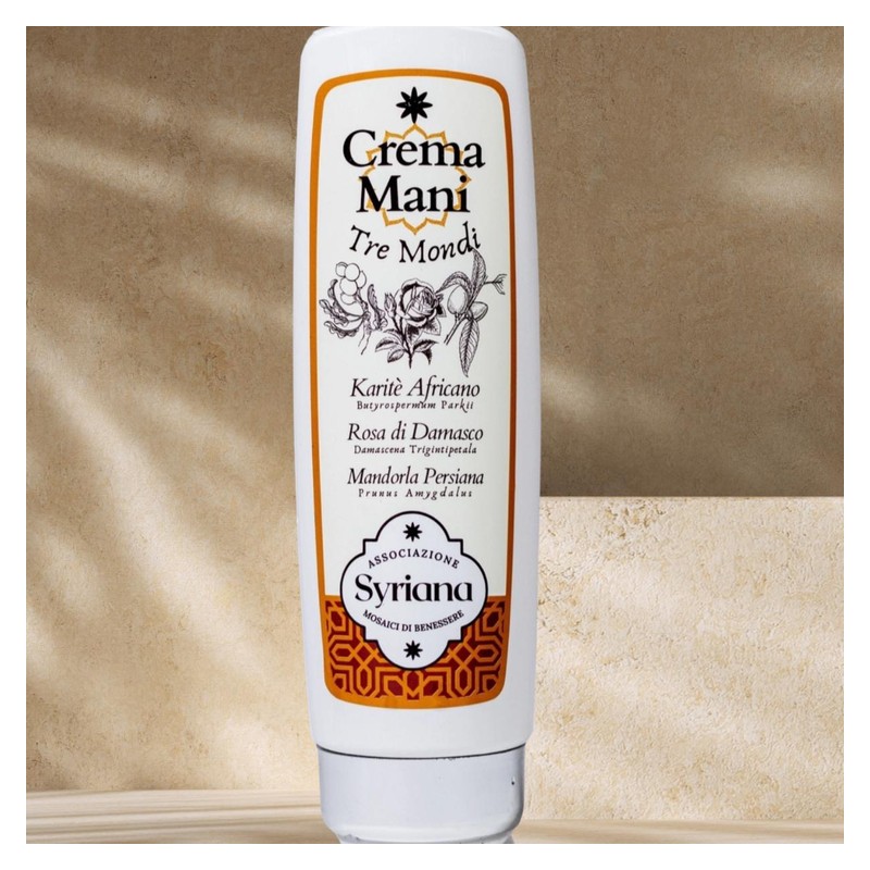 Crème Mains Karité, Amande et Rose de Damas
